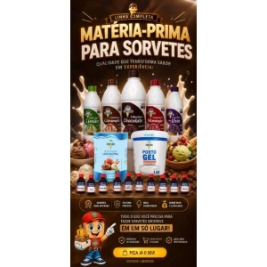 Sorvete e picolé 