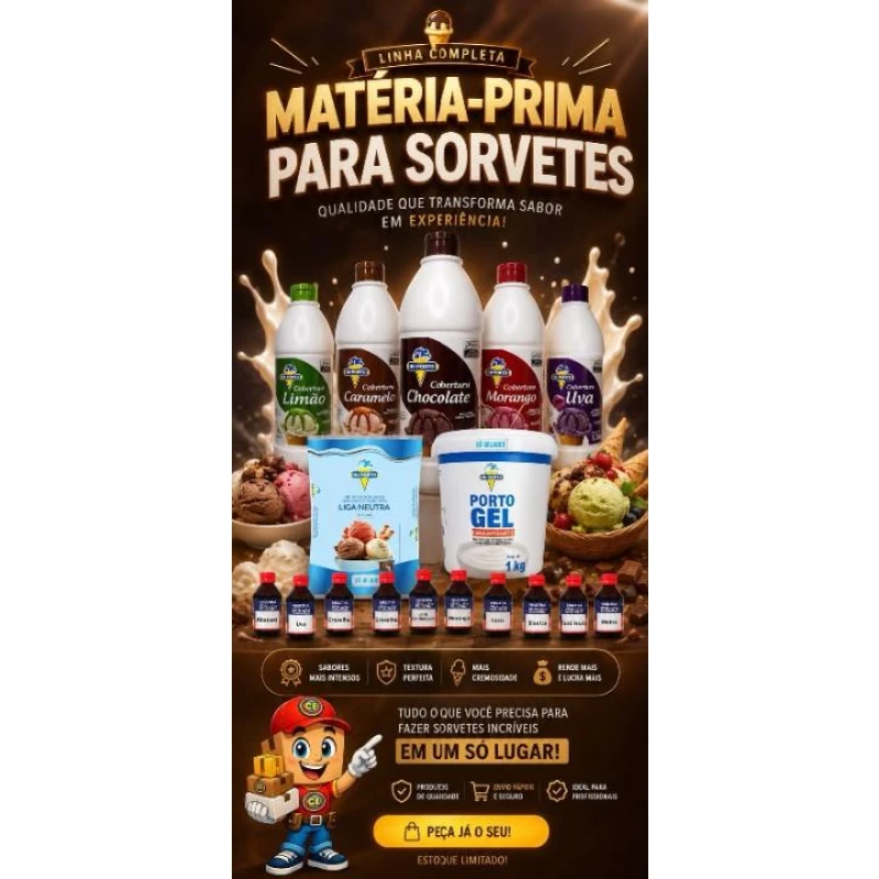 Sorvete e picolé 